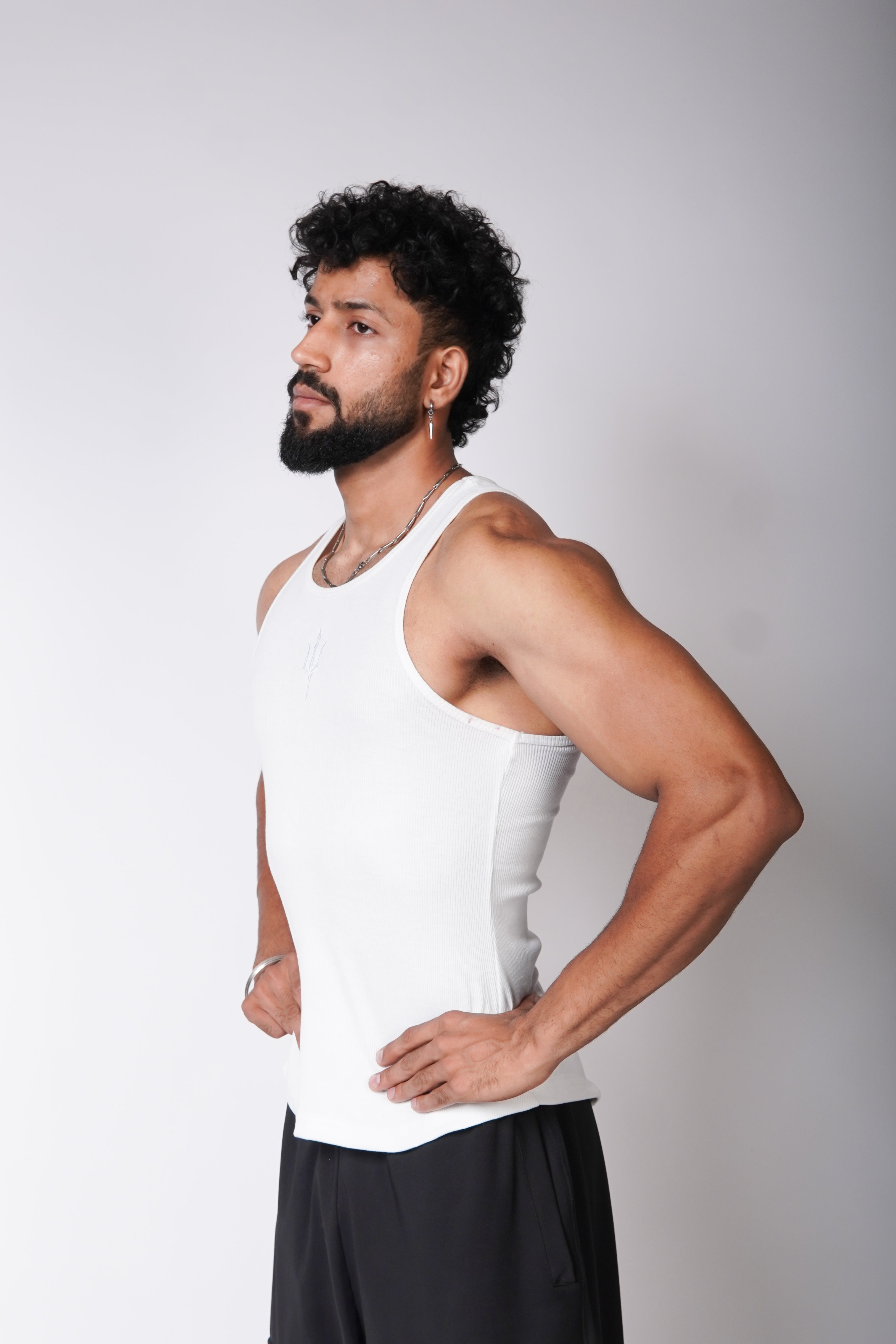 Trydent Signature Vest - White